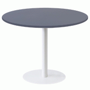 RestooTab - Table Rome XL blanc Ø120cm bleu fes fenix - bleu Bois manufacturé TB-ROMXL1-R120M-BL.FES