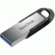 SanDisk Ultra Flair lecteur USB flash 32 Go USB Type-A 3.2 Gen 1 (3.1 Gen 1) Noir, Acier inoxydable