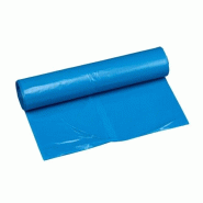 Starpak 250 sacs poubelle, LDPE 120 l 110 cm x 70 cm bleu - bleu plastique 90032