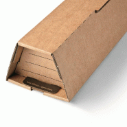Tube d'expédition ou d'archivage trapézoidal 860x105/55x75mm