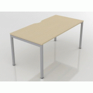 Bureau droit professionnel Carbone - plateau coulissant - pas cher Bureau droit professionnel Carbone - plateau coulissant - pas cher