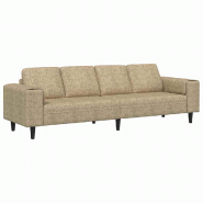 Canapé de salon Gris clair 250 x 77 x 76 cm Modèle Vega Master Essence - Matériau naturel 8721158899828