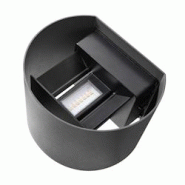 Nordlux Applique murale MILDA  Aluminium Anthracite, H.10 - IP44 - LED Module / Extérieur - gris 5704924017742