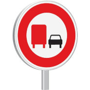 Panneaux permanents Taliasign B 650 mm classe 1 - PPTLGLV1B3A-TL02_0