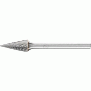 Petite fraise sur tige forme SKM D. 6 mm L. Tête 13 mm D. De la tige 3 mm carbure engrènement 5 PFERD Petite fraise sur tige forme SKM D. 6 mm L. Tête 13 mm D. De la tige 3 mm carbure engrènement 5 PFERD