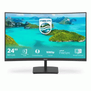 Philips E Line 241E1SCA/00 écran plat de PC 59,9 cm (23.6") 1920 x 1080 pixels Full HD LCD Noir