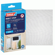 Tesa INSECT STOP H&L Fly Screen Windows - Moustiquaire pour fenêtre - avec ruban crochet, pouvant être coupé à la taille - 1x 110 cm x 130 cm - no