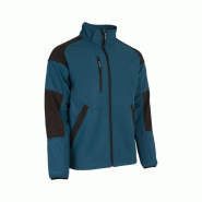 Veste Softshell - YUKI II - Ripstop 94% PES/6% EA + TPU membrane + Polaire - 350g/m2 - Pétrole - COVERGUARD | 5YKY320_0