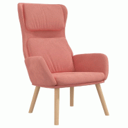 VidaXL Chaise de relaxation Rose Velours Modèle Atlas Contemporain - 8720286822999