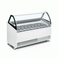 Vitrine congélateur de crème glacée blanc - 1740x860x1455 mm - PBERMUDA VIEW RV13_0