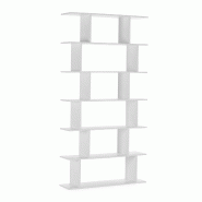 VS Venta-stock Etagère Osaka avec 6 trous couleur Blanc - blanc Bois manufacturé I25019