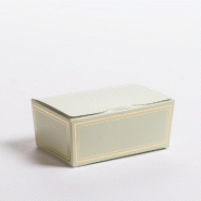 Ballotin Elegance vert 500g L 14 x P 9 x H 6 cm par 20