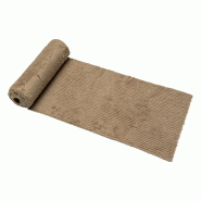 Chemin de table Fluffy marron clair 30cm x 3m