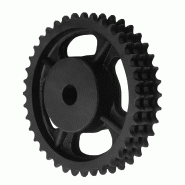 CMW - roue fonte pré alésée  - triple denture - 12b3 - 95 dents - pas de 19,05 mm avec alésage de 40 mm