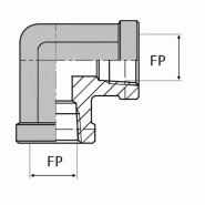 Coude 90° femelle NPT x femelle NPT - 3/8' , 14.41