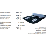 Écran de sous-toiture GERARD R3 - EXTREME 899203 - Rouleau 50m x 1,5m - Résistance R3 Écran de sous-toiture GERARD R3 - EXTREME 899203 - Rouleau 50m x 1,5m - Résistance R3