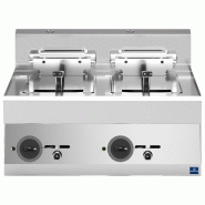 Friteuse électrique de table, 10+10 litres - 18 kW 700x650x300 mm - VIRTUS - 4068875004109