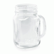 Gobelet bocal CARO 450 ml 11 x 7,5 x 13 cm verre lot de 6 - Was Germany - transparent verre 4044925017527