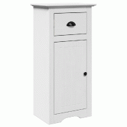 Helloshop26 - Armoire de salle de bain design rustique 44 x 30 x 90 cm - grand espace de rangement - facile à entretenir en bois 02_0057677 - 3000240