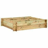 Helloshop26 - Jardinière lit surélevé plantes fleurs jardin 90 x 90 x 20 cm bois imprégné 02_0000960 - 3000072961534 Helloshop26 - Jardinière lit surélevé plantes fleurs jardin 90 x 90 x 20 cm bois imprégné 02_0000960 - 3000072961534