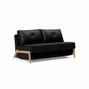 INNOVATION LIVING  CANAPÉ DESIGN CUBED WOOD 02 CONVERTIBLE LIT 200*140 CM COLORIS FAUNAL BLACK