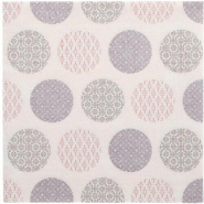 Papstar 50 serviettes ROYAL Collection, pliage 1/4, 40 cm x 40 cm, roses Rococo - rose papier 48183000