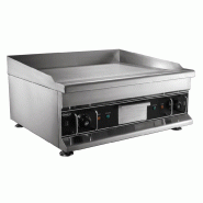 Plancha grill électrique surface lisse 1er prix 5kw triphasé 600*520 - P7455.1060