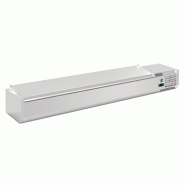 Saladette à poser avec couvercle Série G 10x GN 1/4 | Polar - FA857