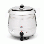 Soupière Marmites à soupe et liquides chauds de 10 litres Modèle OSI-10 finition inox bain-marie puissance 400 W tension 230 V 50-60 Hz | Sammic -