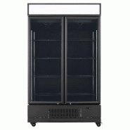 Vaiotec Réfrigérateur à boissons TOPLINE 1040 litres avec dessus éclairé « noir », 1280 x 742 mm - blanc acier 11947