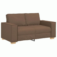 VidaXL Canapé 2 places Marron 160x78x84 cm Tissu Modèle AbriSoleil 29 - 8721158688835