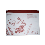 500 pochettes adhésives boucherie 25×33 cm personnalisable 500 pochettes adhésives boucherie 25×33 cm personnalisable