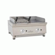 Fry-Top à Gaz DUO plaque lisse en CHROME et Grill - L700 | Arilex - 70FRYGCBN longueur 700 mm - 718603515400 Fry-Top à Gaz DUO plaque lisse en CHROME et Grill - L700 | Arilex - 70FRYGCBN longueur 700 mm - 718603515400