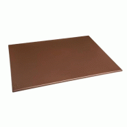 Grand planche à découper haute densité Hygiplas - Marron_0