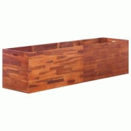 Helloshop26 - Jardinière lit surélevé plantes fleurs jardin bois d'acacia 200 x 50 x 50 cm 02_0001188 - 3000075531536 Helloshop26 - Jardinière lit surélevé plantes fleurs jardin bois d'acacia 200 x 50 x 50 cm 02_0001188 - 3000075531536