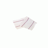 Lavette 41 fibres diverses- tissage gaufre avec bande de tissage plat sur les bords 70x30cm