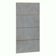 Panneau rainuré R30 L59,5xP120cm épaisseur 18mm - béton_0
