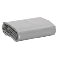 Vidaxl bâche gris 3x6 m 650 g/m² 156111 Vidaxl bâche gris 3x6 m 650 g/m² 156111
