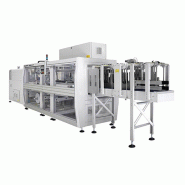XP650 ALX-P – Fardeleuses automatiques multifonctionnelles avec entrée en ligne et lancement de film + plaque carton