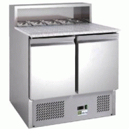 A.C.L - Table réfrigérée 2 portes - 240 L - « ECO » extérieurs et intérieurs inox - inox 3701647305752 A.C.L - Table réfrigérée 2 portes - 240 L - « ECO » extérieurs et intérieurs inox - inox 3701647305752