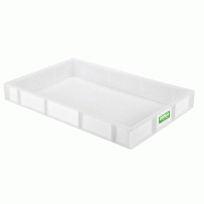 Bac à pâtons biosourcé 600x400x80mm 14L blanc Gilac