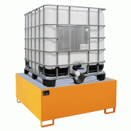 Bac de rétention acier - Capacité de rétention 1100 et 1128 litres