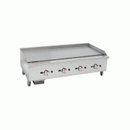 Cuistance Plaque à snacker à gaz en inox L1204 mm - gris inox EGG48SX