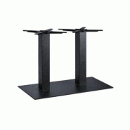 Emh Pied de table bistrot double fonte H72 cm – base rectangulaire - noir fonte BISPIEDH72FONTEDBLBK Emh Pied de table bistrot double fonte H72 cm – base rectangulaire - noir fonte BISPIEDH72FONTEDBLBK