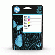 HP 36ZC69AE, Nr. 953, Value Pack (noir, cyan, magenta, jaune) pour OfficeJet Pro 8210 / 8218