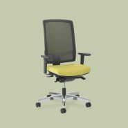Linea - chaise de bureau - viasit bürositzmöbel gmbh - vérin pneumatique de sécurité