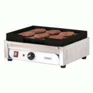 Plaque à snacker fonte lisse, 2400 W, 220 V - MONO Plaque à snacker fonte lisse, 2400 W, 220 V - MONO