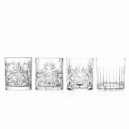 RCR Set de 4 verres à mixologie Sound Glass Designs et capacités assortis 33,7/31/32/36 cl - transparent verre 26249020206 RCR Set de 4 verres à mixologie Sound Glass Designs et capacités assortis 33,7/31/32/36 cl - transparent verre 26249020206