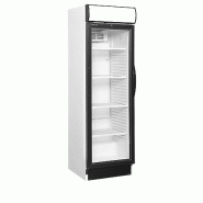 Réfrigérateur à boissons vitré avec canopée LED - 345 L - Blanc | Tefcold - CEV425CP2LEDL/H