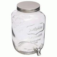 WellHome - Bocal vertical distributeur de boissons capacité 8L - transparent WH13909